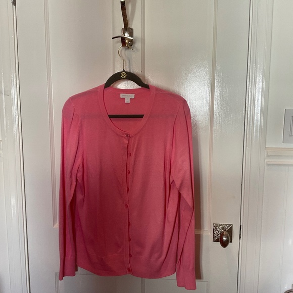 Coral  Classic Cardigan Charter Club, L - Picture 1 of 5